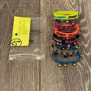 Zumba silicone bracelets with bells